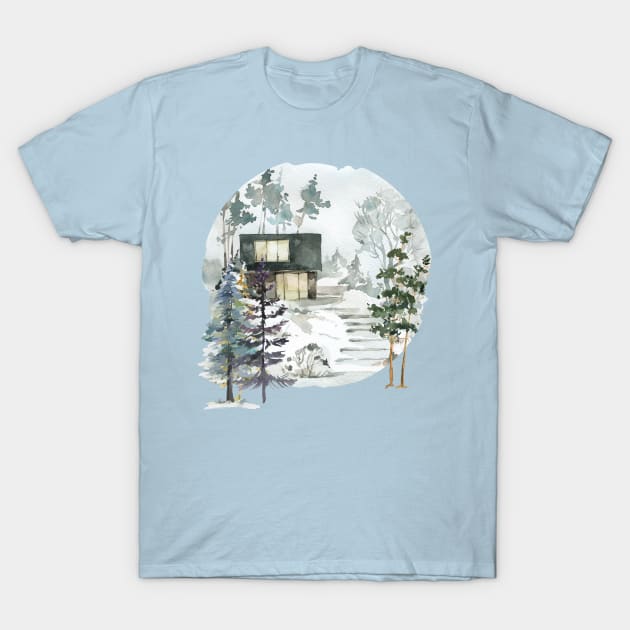 Cabin T-Shirt by emilcabaltierra